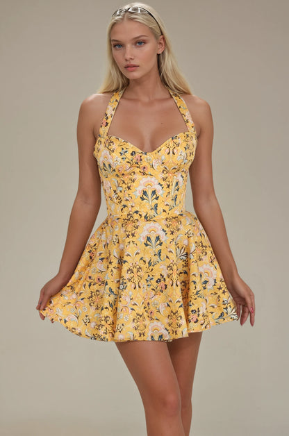 Mikaela Mango Tango Corset Dress