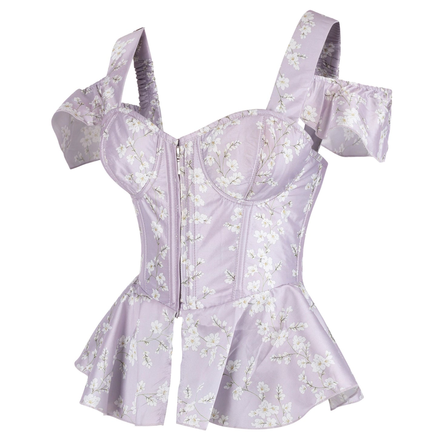 Winslet Lavender Lacevine Overbust Corset