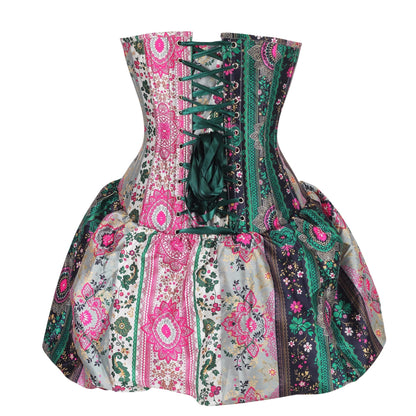 Maxine Lace Ensemble Corset Dress