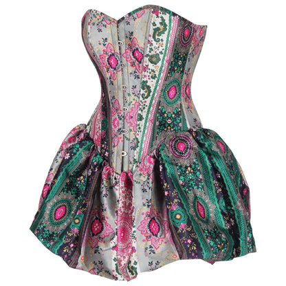 Maxine Lace Ensemble Corset Dress