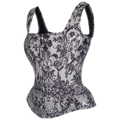 Chelsie Midnight Lace Tapestry Corset