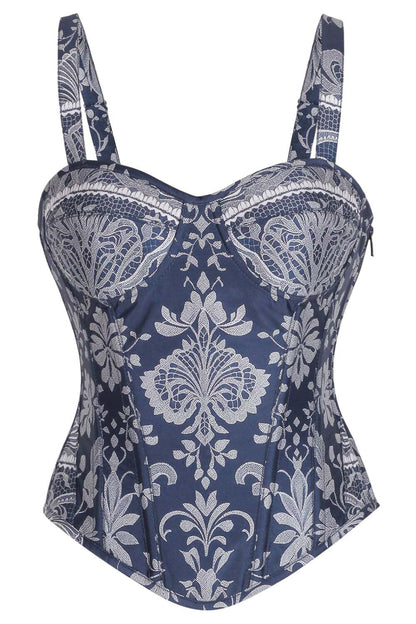 Idell Midnight Pearl Lace Corset