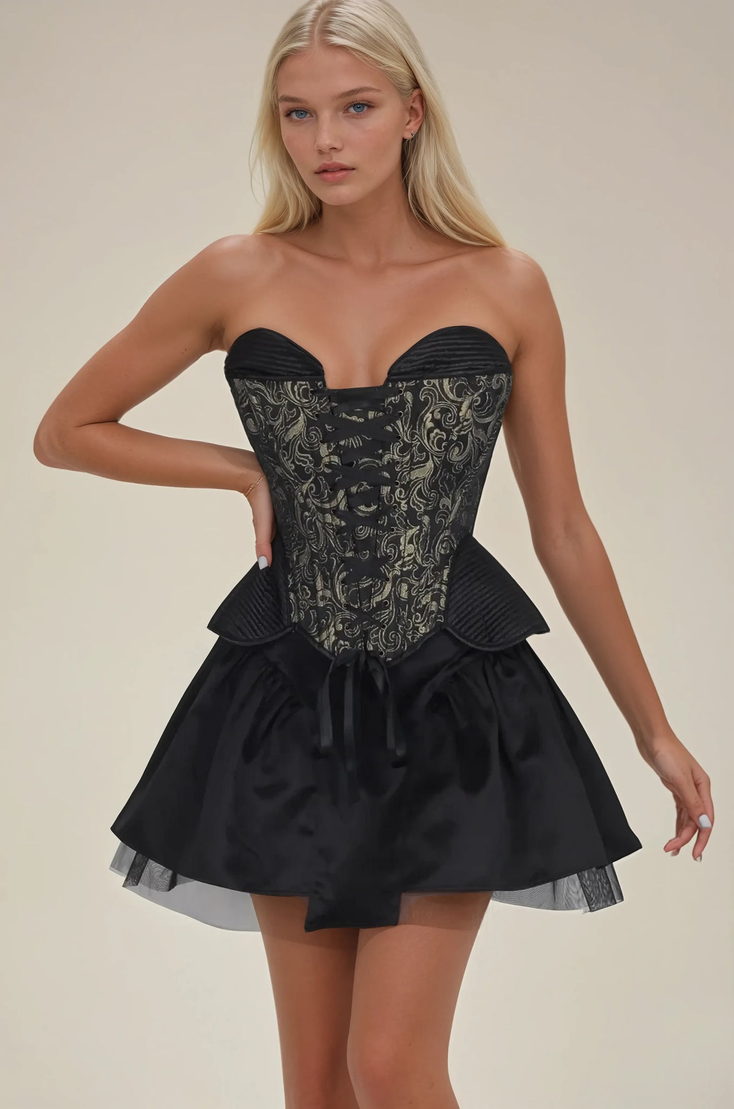 Latreece Brocade Overbust Corset