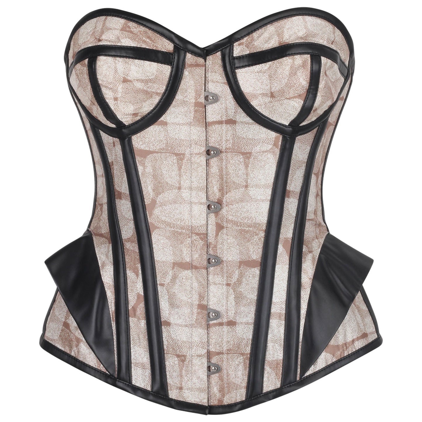 Johnda Taffeta Overbust Corset