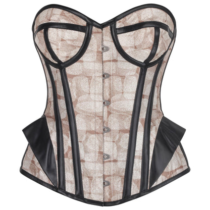 Johnda Taffeta Overbust Corset