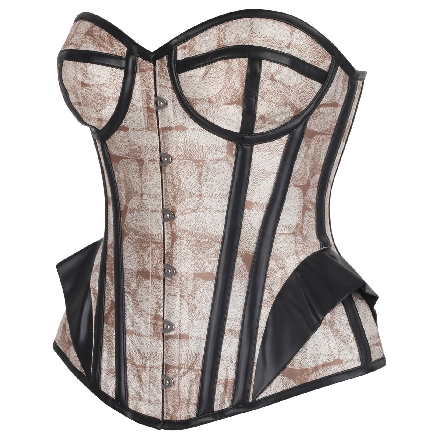 Johnda Taffeta Overbust Corset