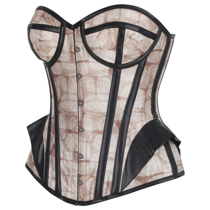 Johnda Taffeta Overbust Corset