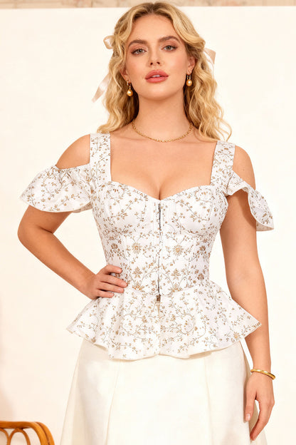Kimberlye Ivory Vine lan Edition Corset
