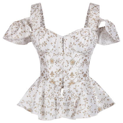 Kimberlye Ivory Vine lan Edition Corset