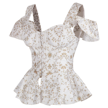 Kimberlye Ivory Vine lan Edition Corset