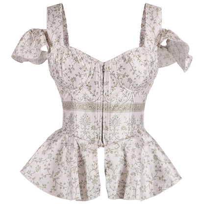 Wrenna Elan Luxe Ivory Vine Corset
