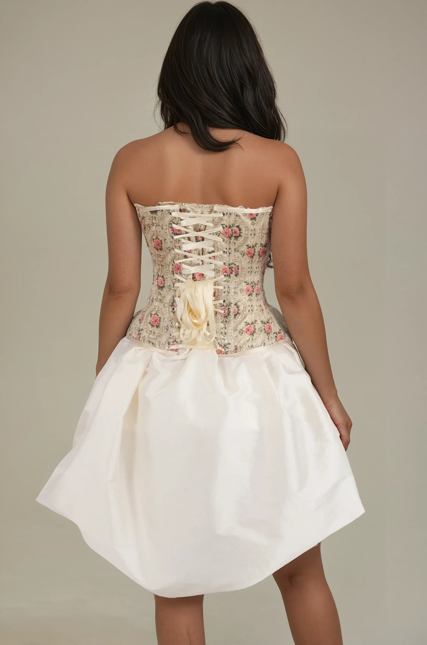 Ella Baroque Rose Reversible Corset
