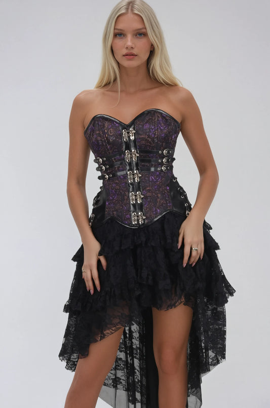 Manya Overbust Waist Trainer Gothic Corset