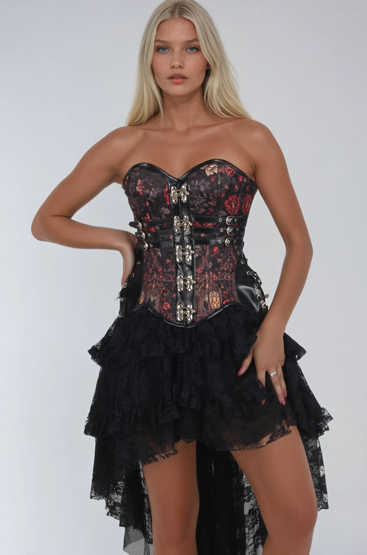 Liza Raven Waist Trainer Overbust Corset