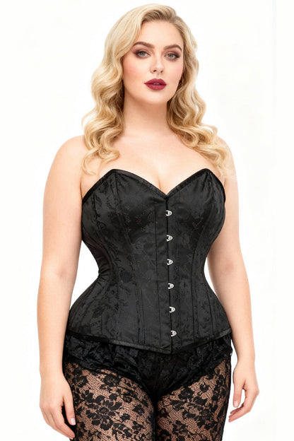Dee Sweet Heart Floral Brocade Corset