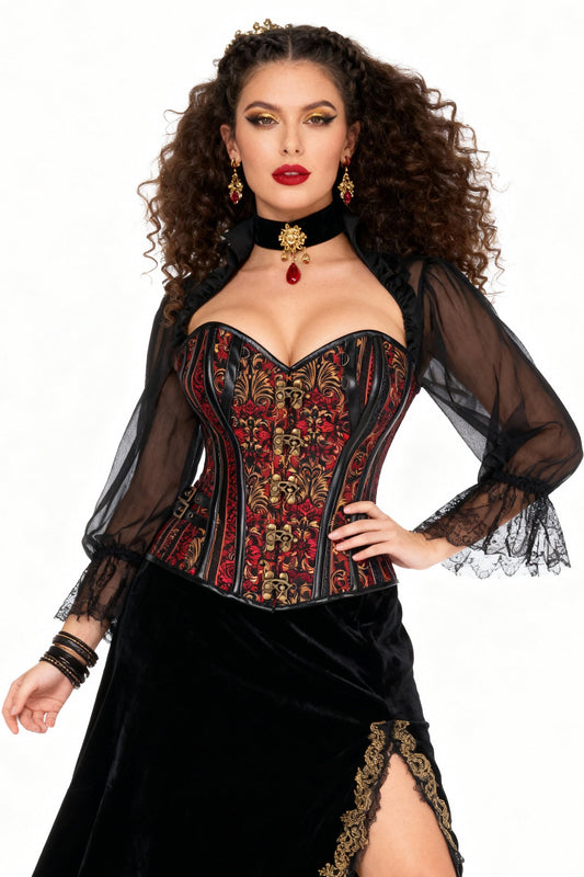 Royce Blood Rose Baroque Corset