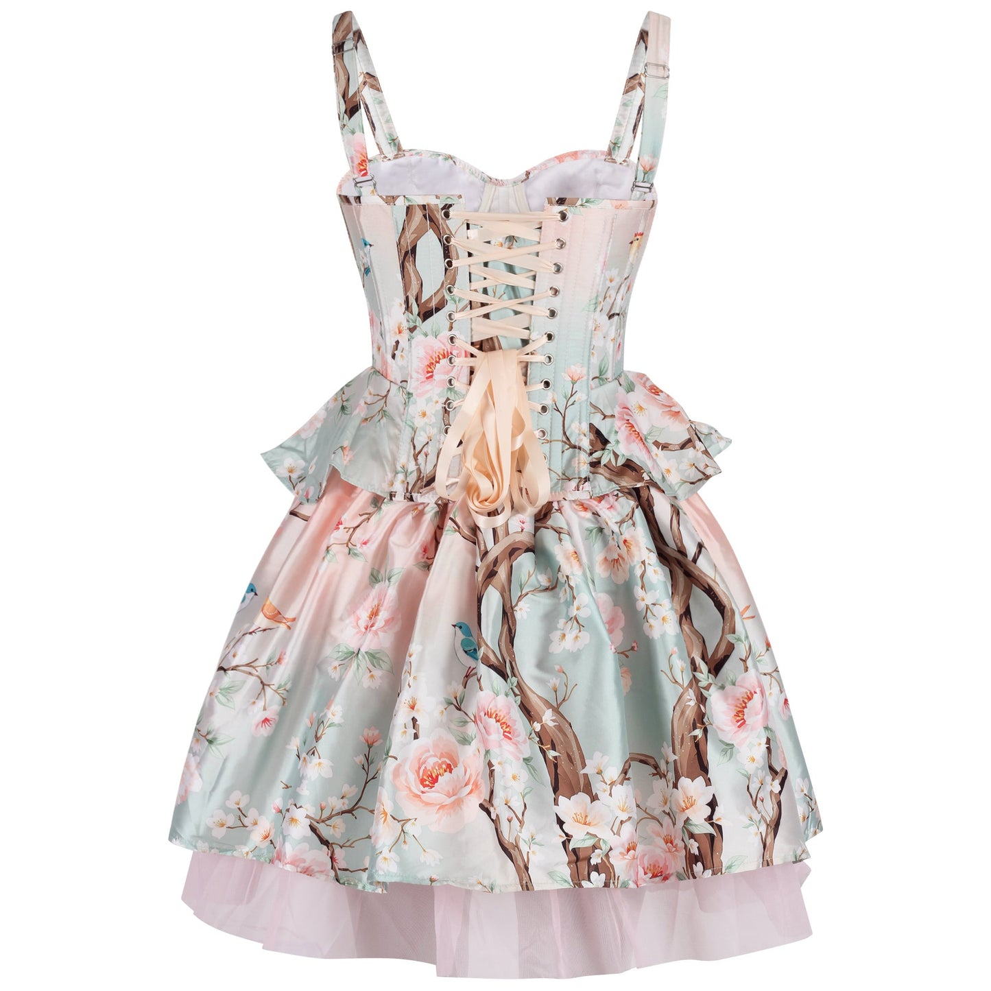 Deandrea Pastel Garden Corset Co-Ord Set