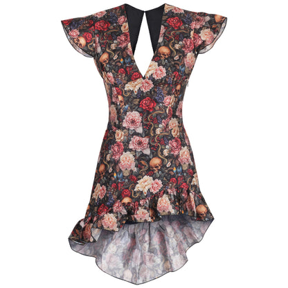 Rhiannon Gothic Floral Corset Dress