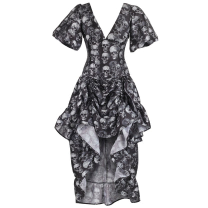 Cleo Gothic Skull Corset Dress