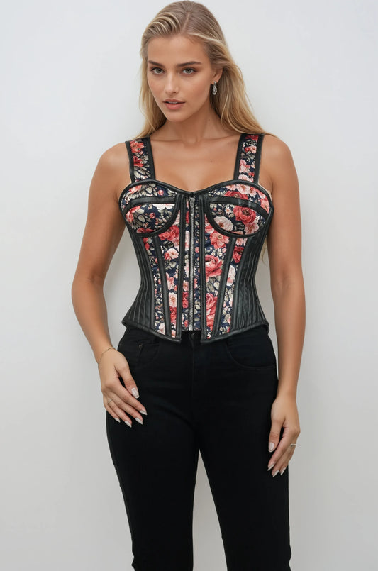 Sherilyn Midnight Rose Garden Corset