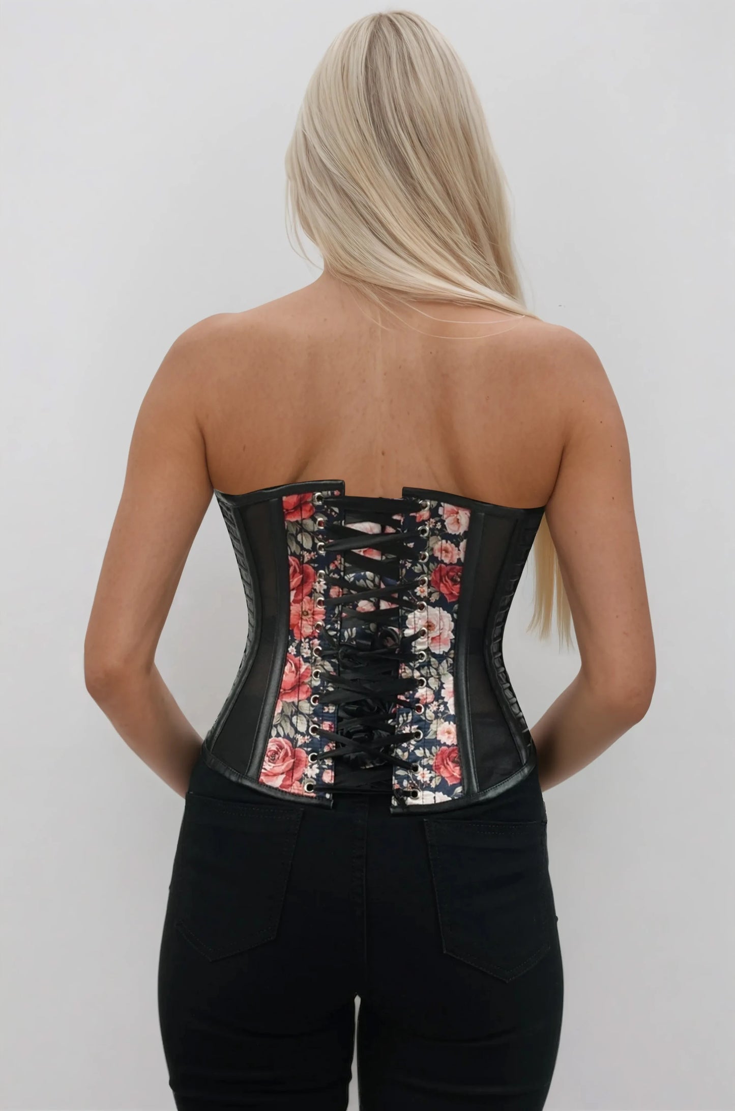 Ryelee Crimson Blossom Overbust Corset