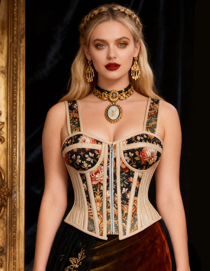 Kammie Garden Bloom Overbust Corset