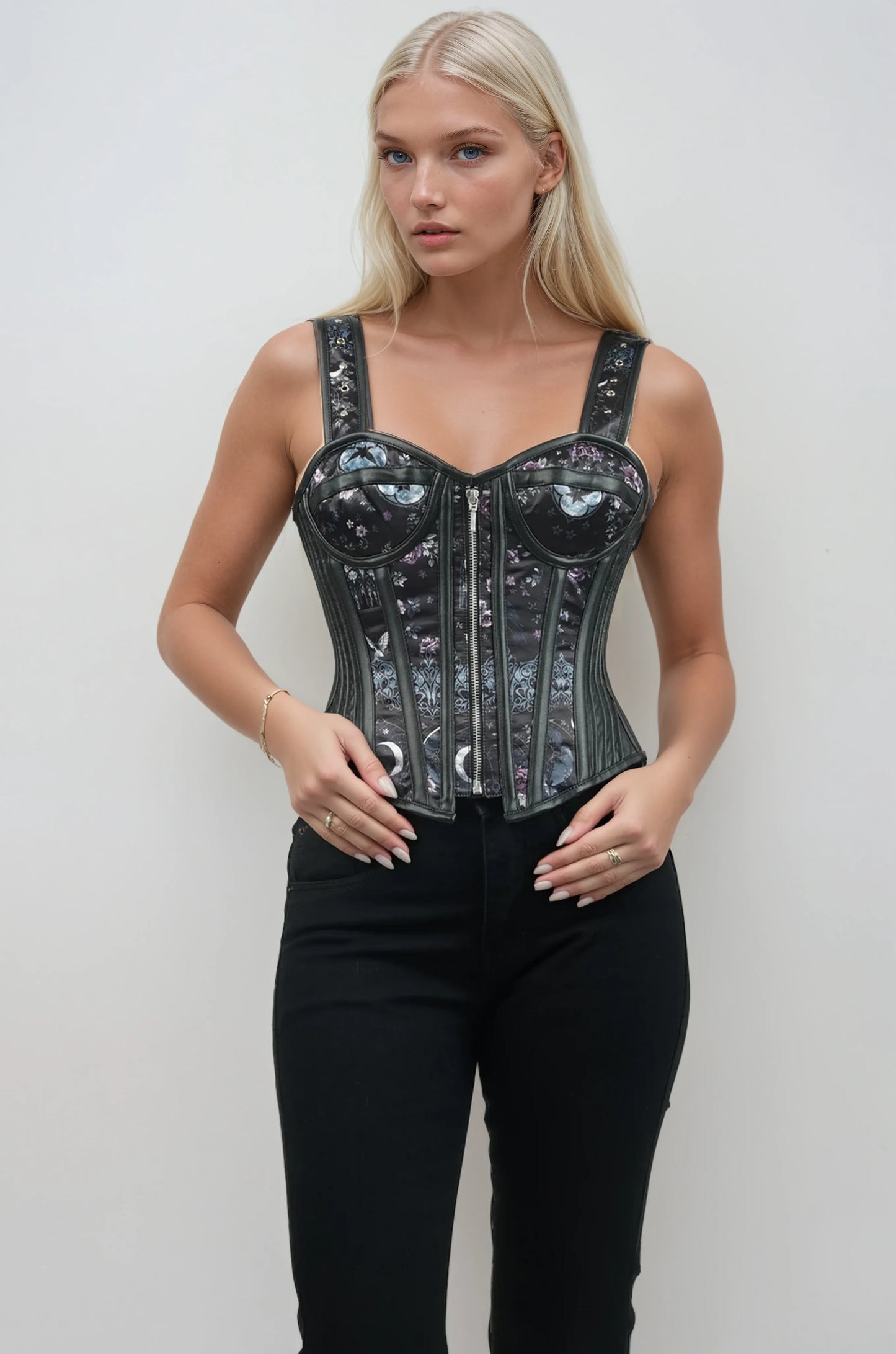 Thyme Celestial Eclipse Satin Corset