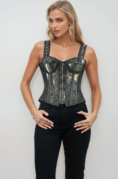 Perry Celestial Chart Overbust Corset