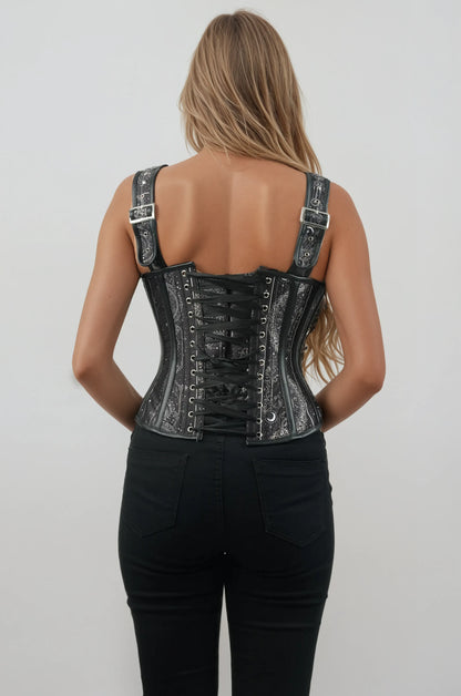 Jenai  Geometry Ancient Zodiac Scrolls Corset