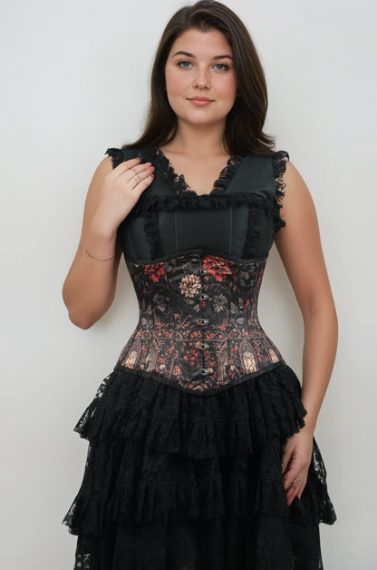 Merlie Floral Underbust Corset