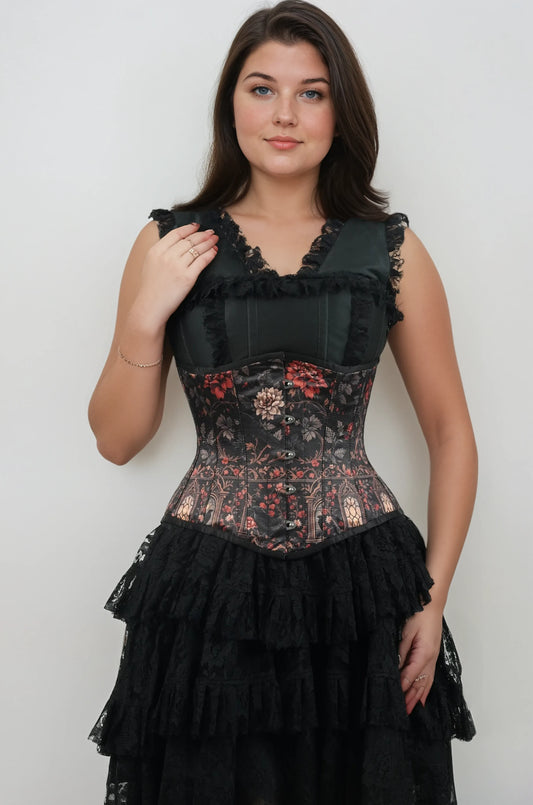Merlie Floral Underbust Corset