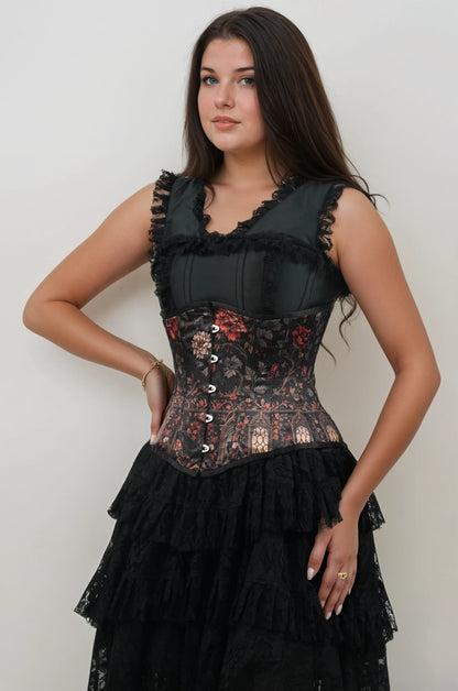 Merlie Floral Underbust Corset
