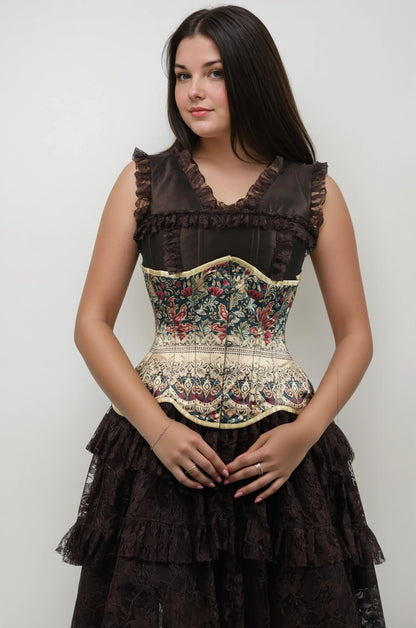 Ashlee Floral Curvy Underbust Corset
