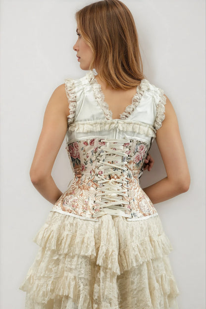 Elvenia Floral Curvy Underbust Corset