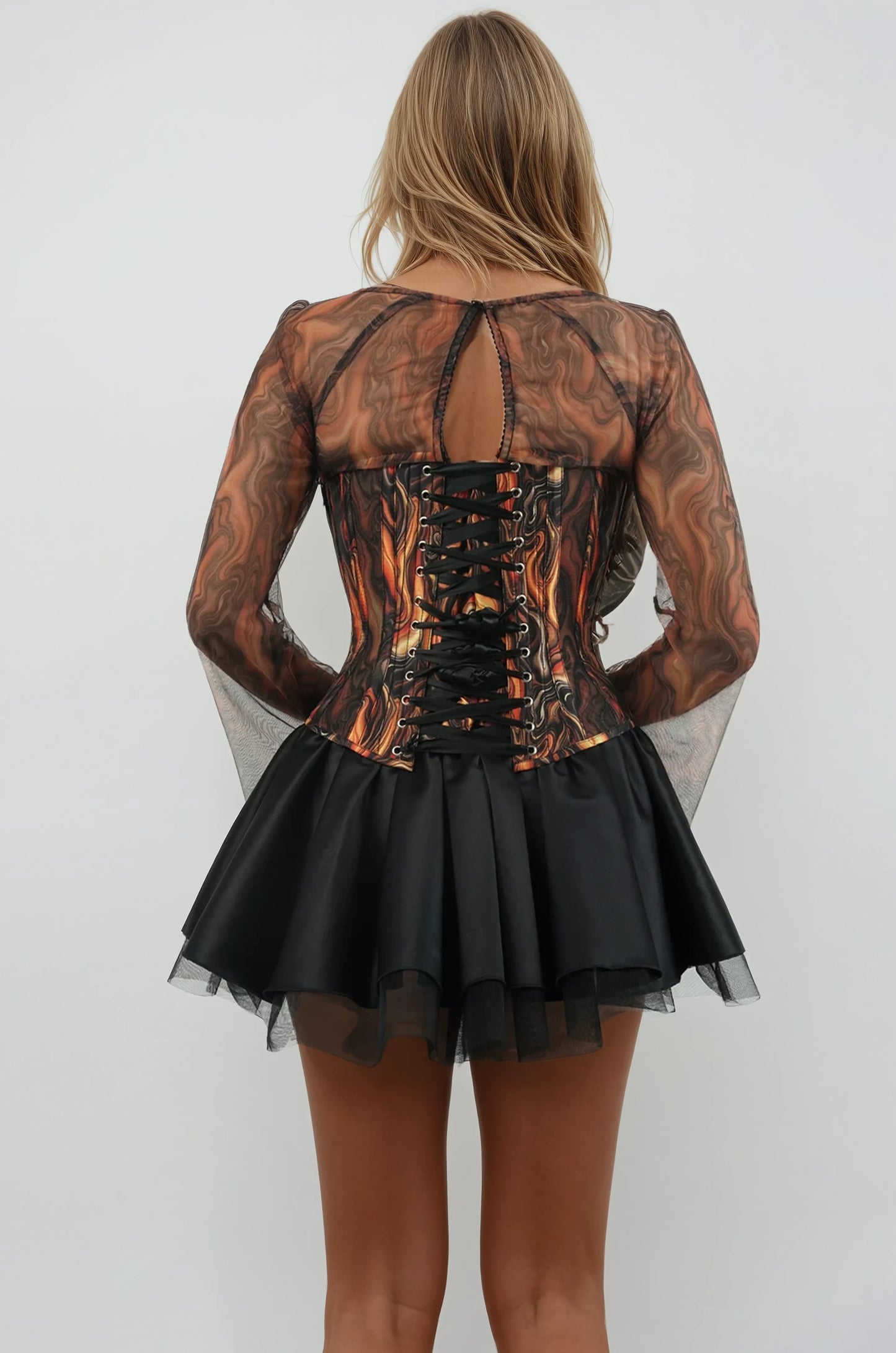 Kelcy Fiery Tone Overbust Corset