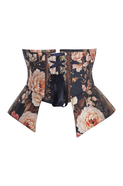 Jolynn Midnight Gold Underbust Corset