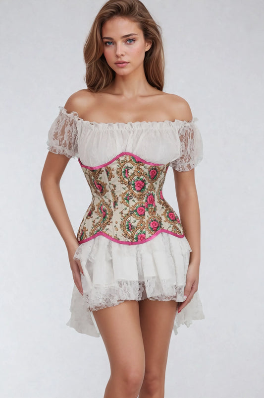 Marla Satin Curvy Corset