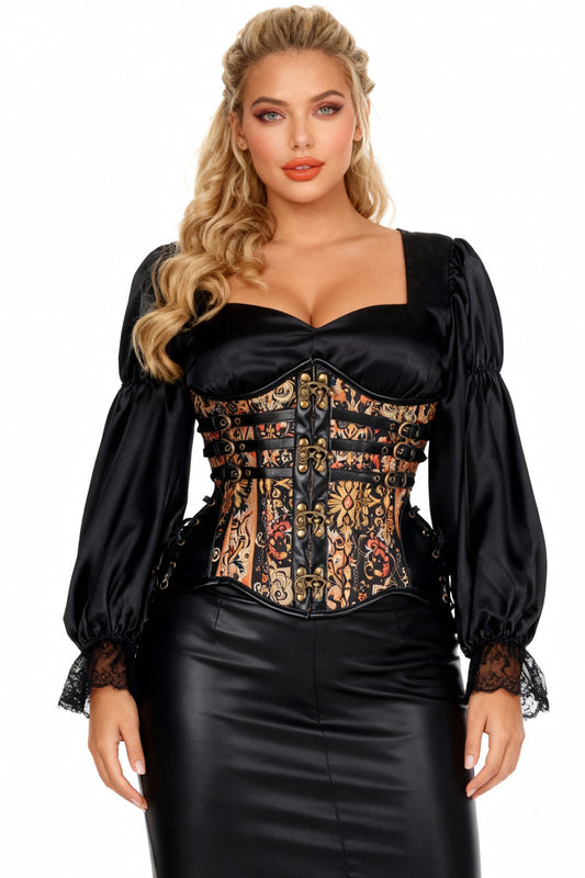 Dahlia Savage Baroque Underbust Corset