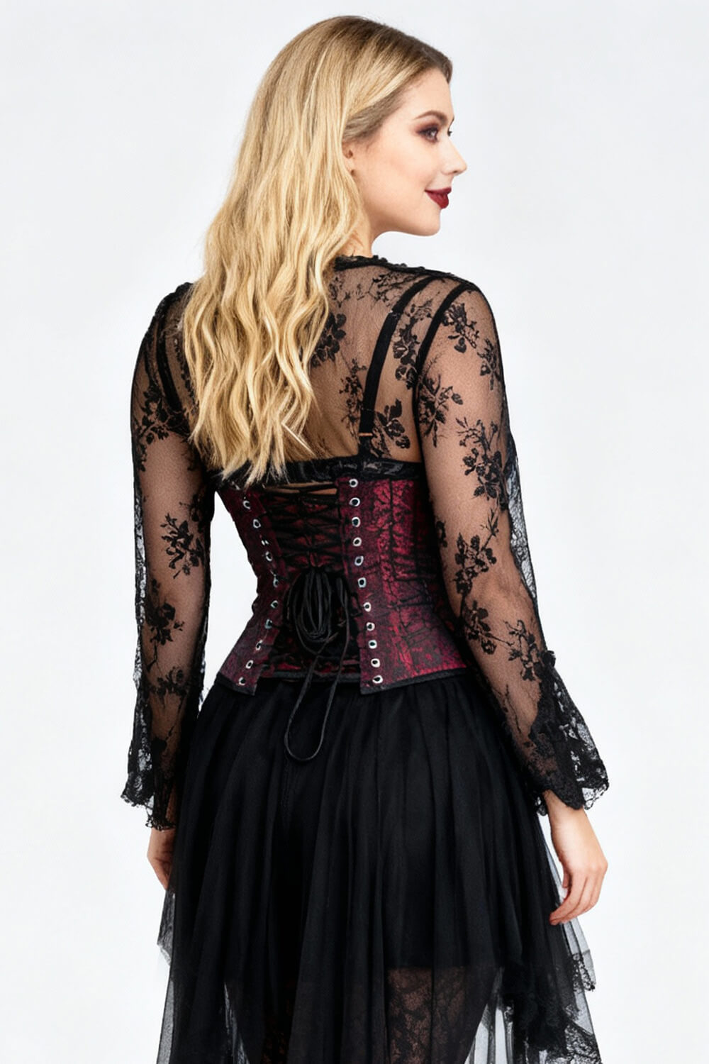 Nyla Brocade Underbust Steel Bone Corset