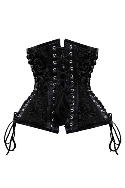 Emerson Criss Cross Underbust Gothic Corset