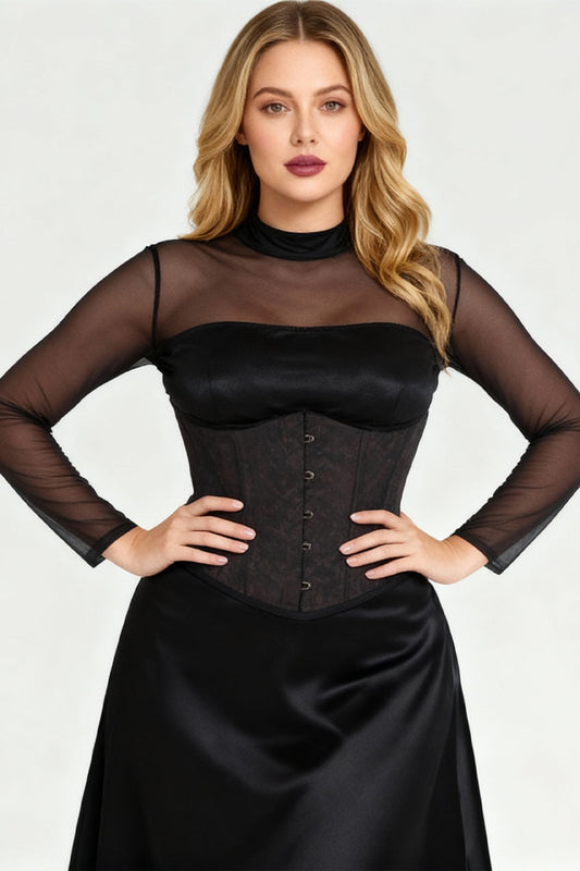 Ariel Brown Steampunk Underbust Corset