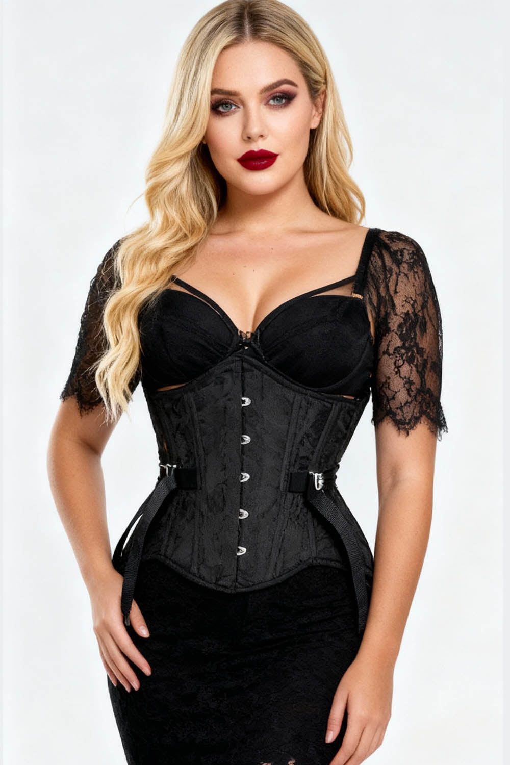 Ashley Curvy Waist Training Corset with Fan Lacing