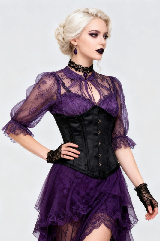 Wrylie Waist Trainer Black Corset