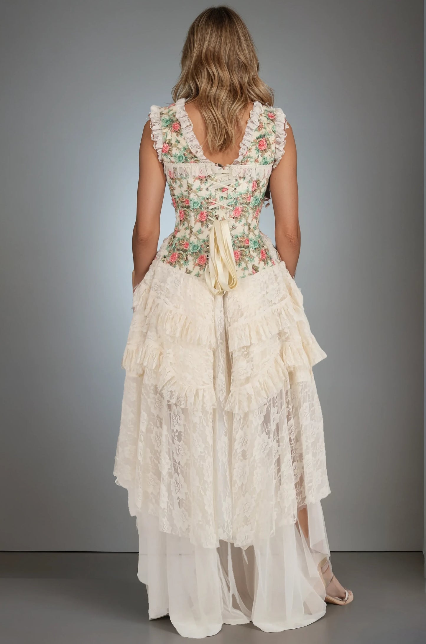 Leighton Victorian Inspired Corset Dress