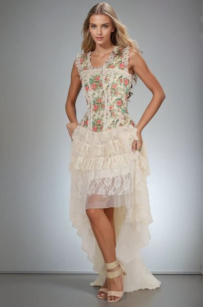 Leighton Victorian Inspired Corset Dress
