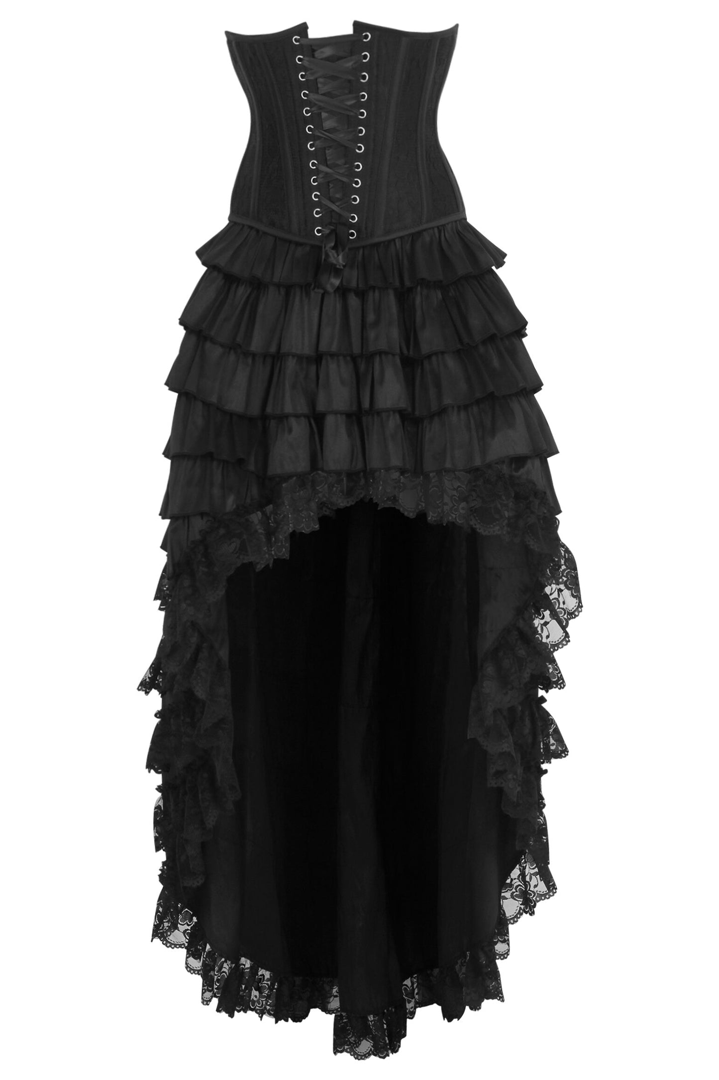 Dusti Rococo Black Underbust Corset Dress