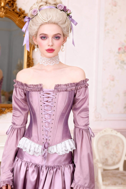 Farron Rococo Overbust Lilac Corset