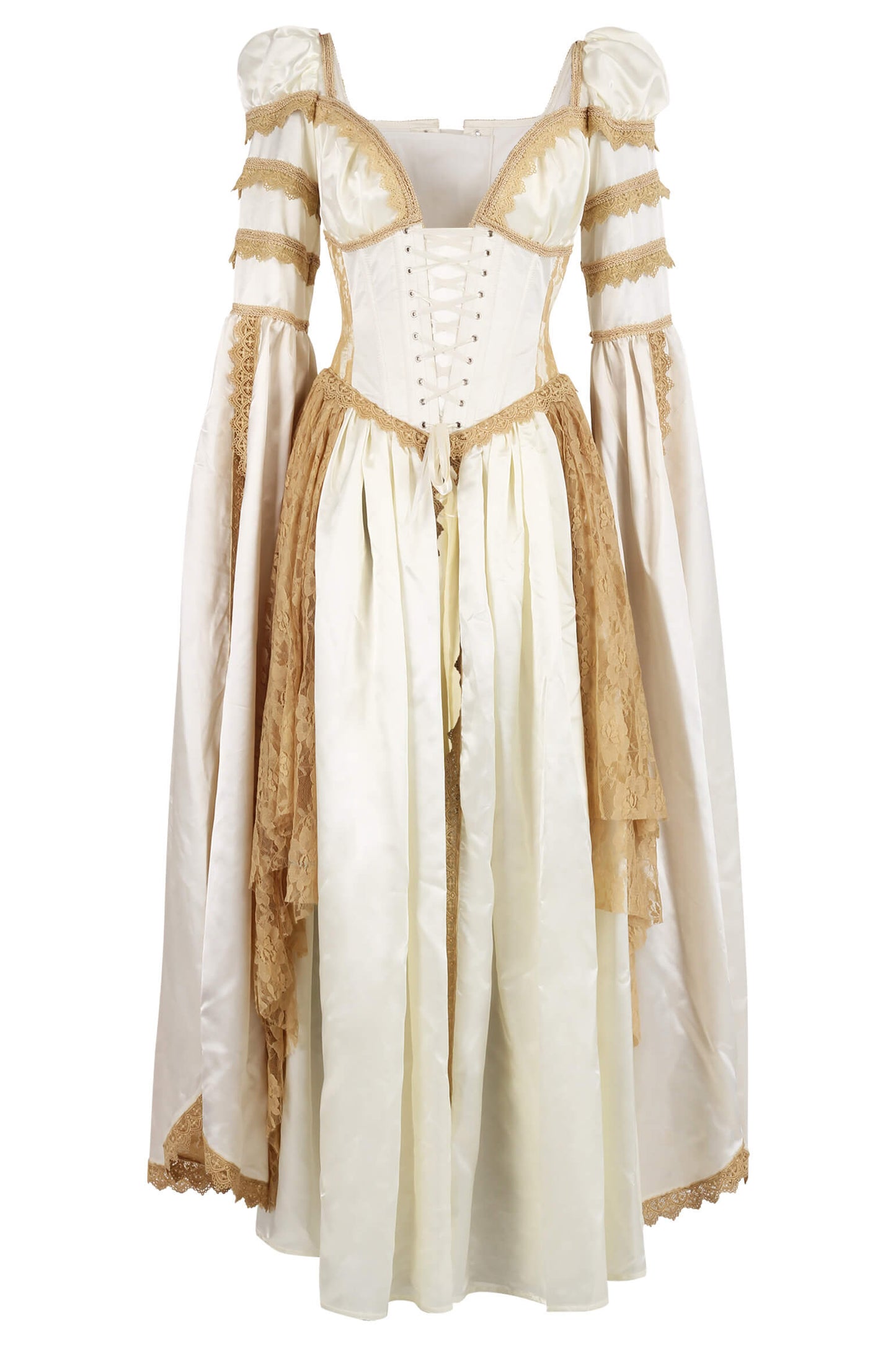 Linlee Elven Inspired Rococo Ivory Corset Dress