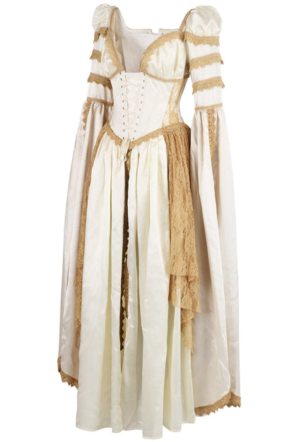 Linlee Elven Inspired Rococo Ivory Corset Dress