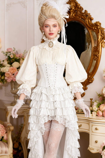 Yori Rococo White Underbust Corset Dress